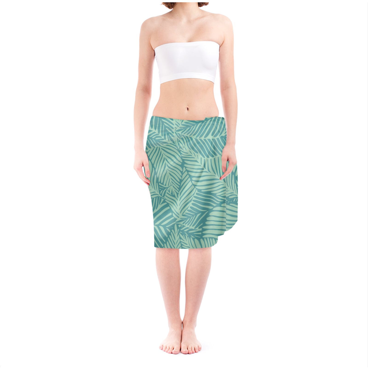 Sea Glass Leaf Pattern | Sarong